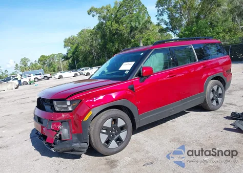 2025 Hyundai Santa Fe Hybrid Sel из США, поврежденный, VIN 5NMP24G15SH027888